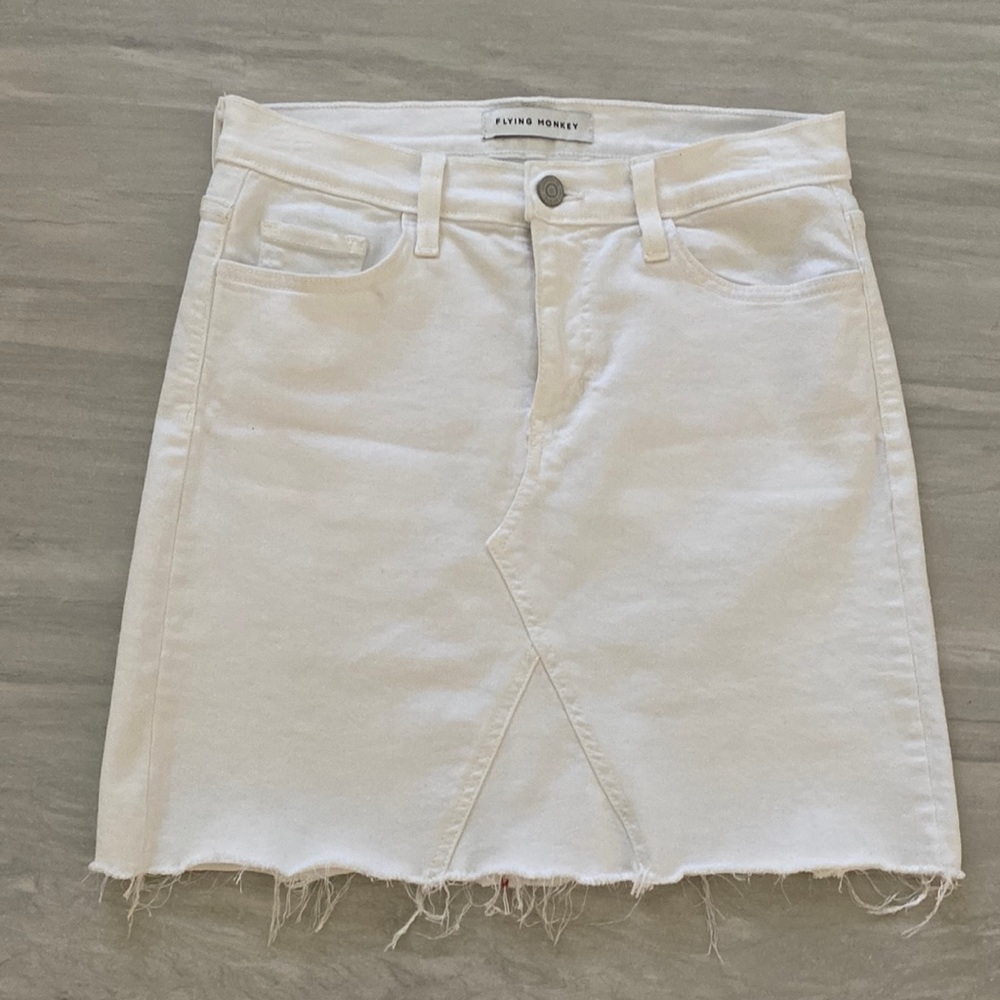 Flying Monkey Denim Skirt